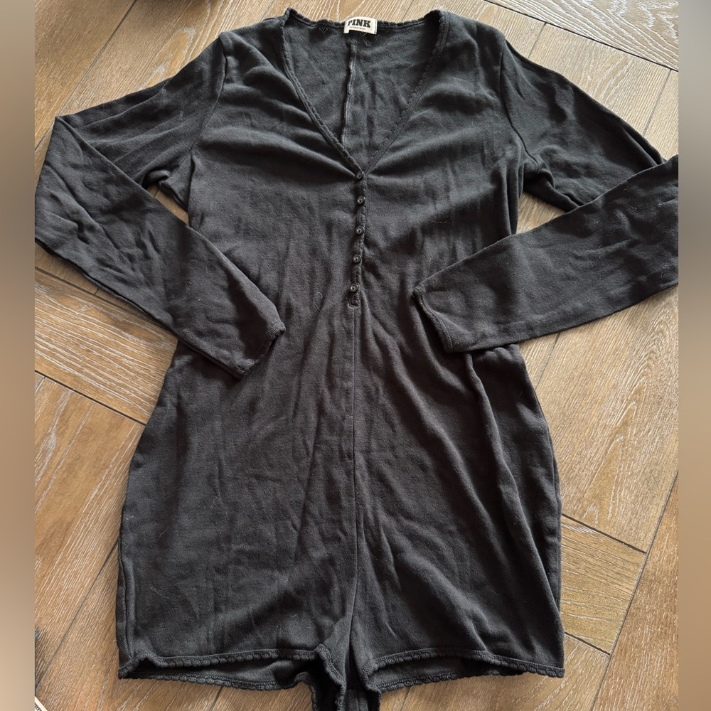 Victoria's Secret Black Pajama Romper